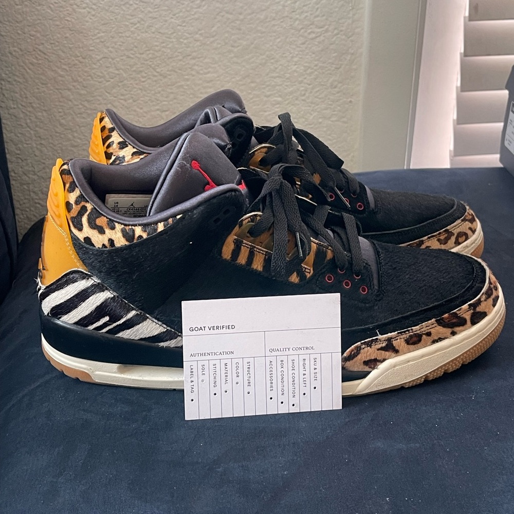 Jordan retro 3-Animal instinct mens size 14 no box